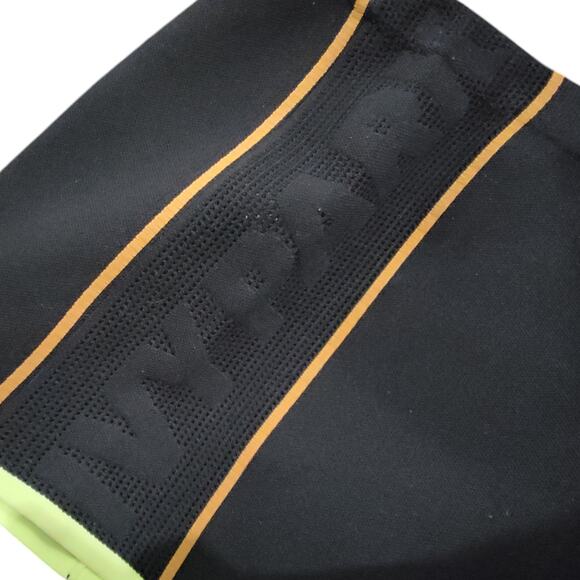 Adidas Ivy Park Knit Skirt Black Mini Logo Bodycon Neon Trefoil Drip 2.2 Small - Picture 12 of 16